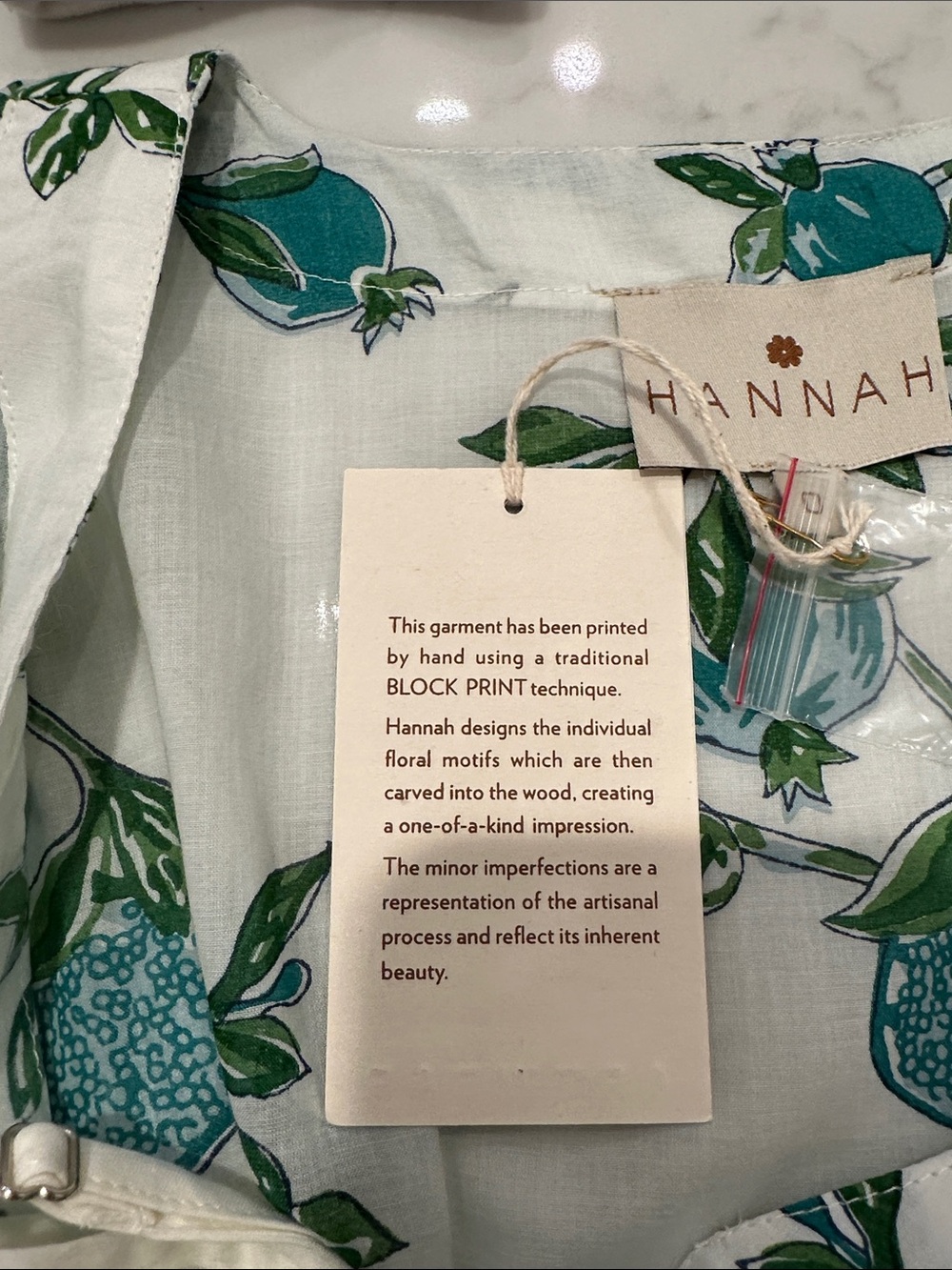 Hannah Cotton Voile Green Floral Maxi Dress - Picture 3 of 13